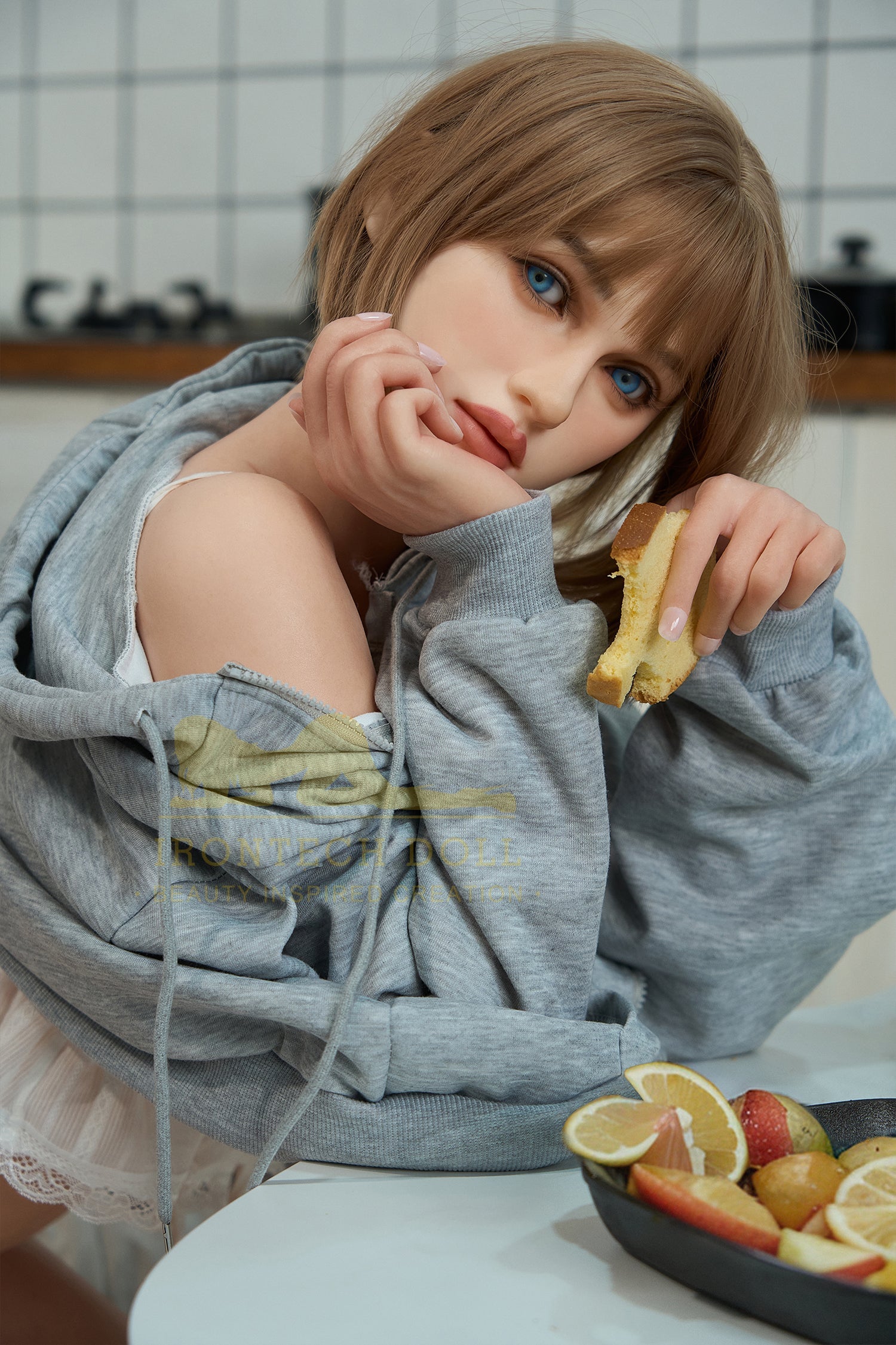 Tomboy Sex Doll Short Hair Love Doll 166cm S45 Tina