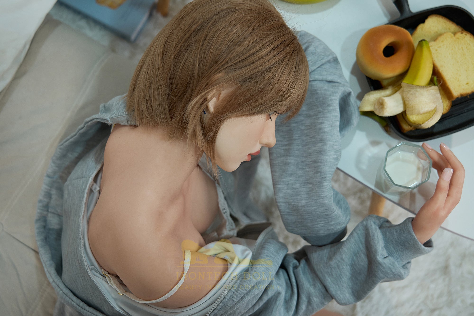 Tomboy Sex Doll Short Hair Love Doll 166cm S45 Tina