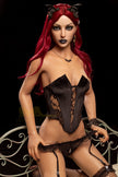 Red Hair Gothic Sex Doll 169cm S47 Gia