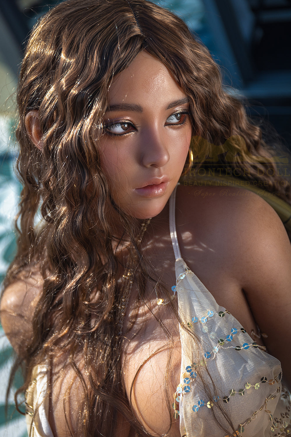 [US In-Stock] Curly Hair Tan Sex Doll 164cm S40 Eileen –top Exotic Beauty & Ultimate Realism