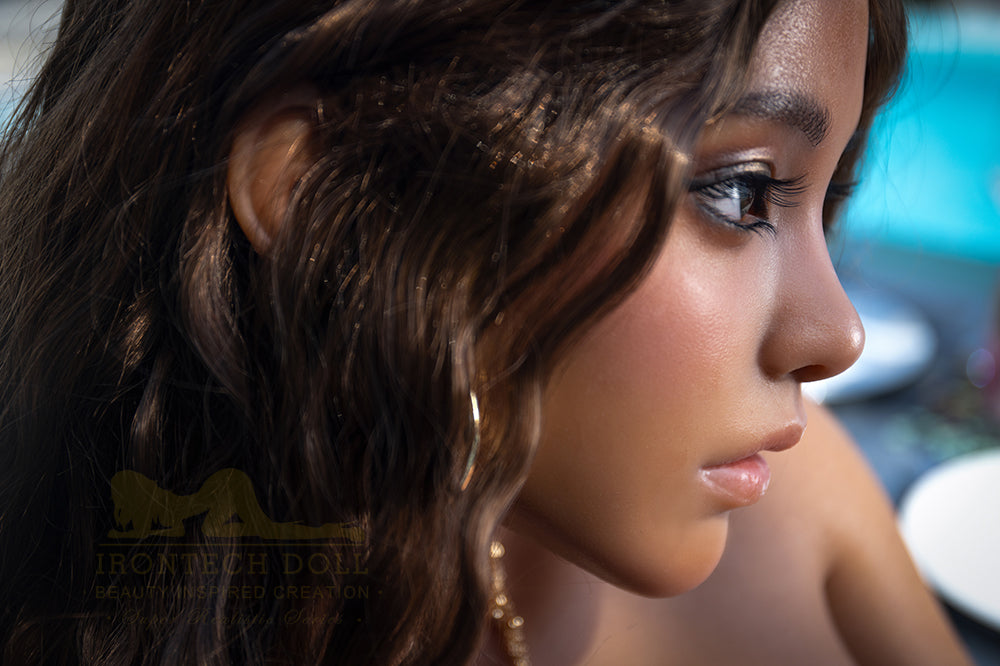 [US In-Stock] Curly Hair Tan Sex Doll 164cm S40 Eileen –top Exotic Beauty & Ultimate Realism
