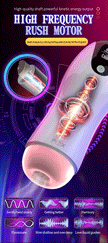 Automatic Sucking Telescopic Intelligent Sound & Heating Simulation Male masturbator, Best Mens Sex Toys