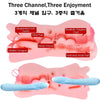 3 IN 1 Deep Throat Artificial Real Pussy Oral, Male Masturbator Blowjob Sex Toy Realistic Vagina