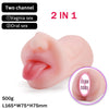 3 IN 1 Deep Throat Artificial Real Pussy Oral, Male Masturbator Blowjob Sex Toy Realistic Vagina