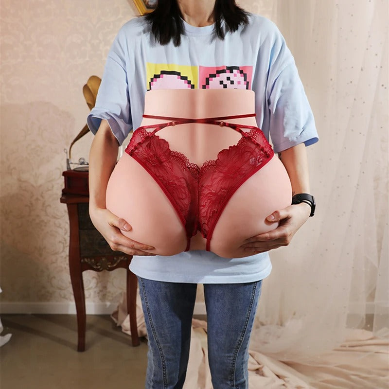 Lifelike Woman Big Ass with Realistic Anus and Pussy, Sex Torso - P01